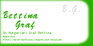 bettina graf business card
